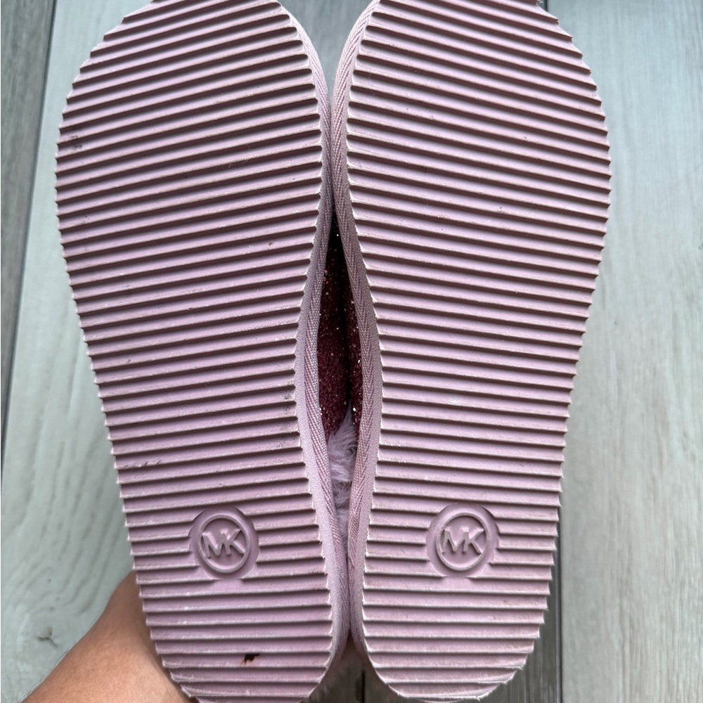 Michael Kors Glittery Pink Slippers - Picture 7 of 8